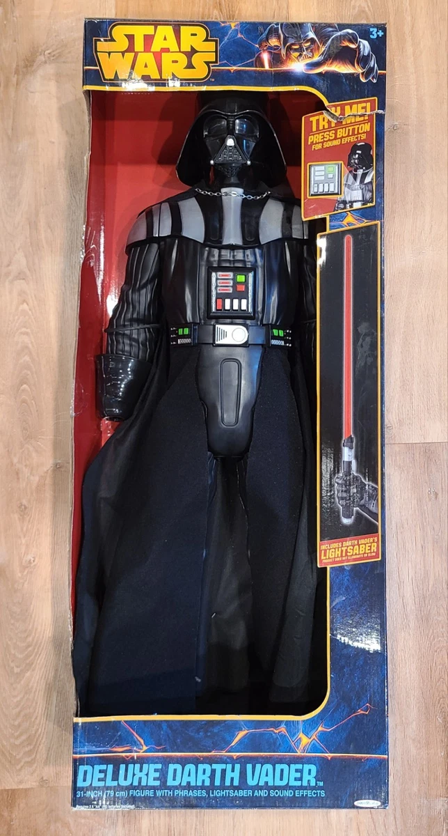 Darth Vader フィギュア Star Wars Star Wars Deluxe Darth Vader 31 Inch Action Figure New In Box | eBay