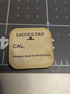 Jaeger LeCoultre MainSpring Cal. 815? 818? Look!
