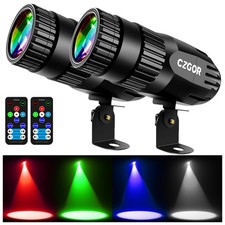 Led Pinspot Light, 15W Disco Ball Spotlight, RGBW 4 in 1 Mirror Ball Lights w...