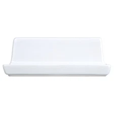 Mainstays Glazed Stoneware Butter Dish, White