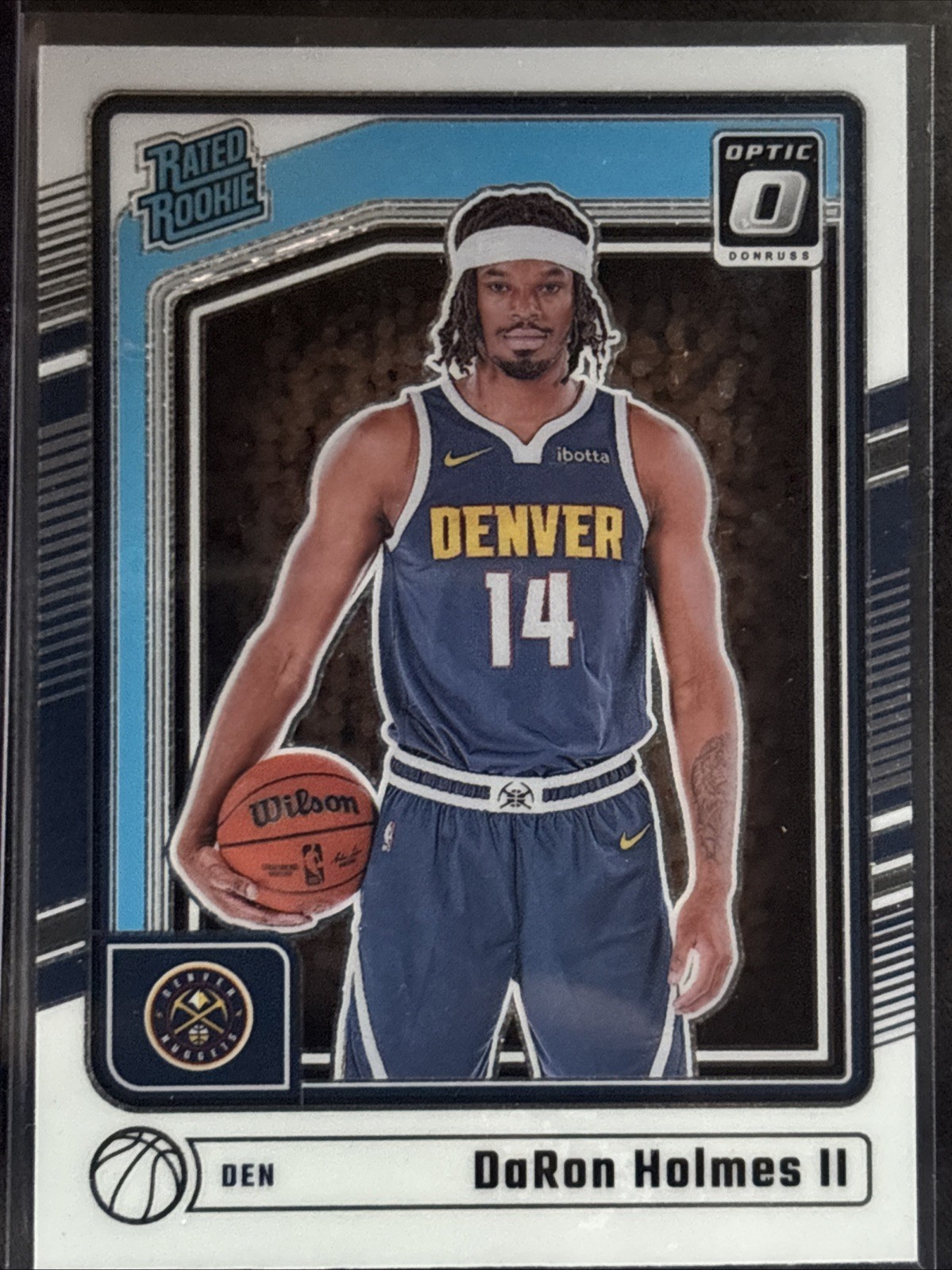 2024-25 Panini Donruss Optic - Rated Rookie DaRon Holmes #262 Photon Prizm (RC)