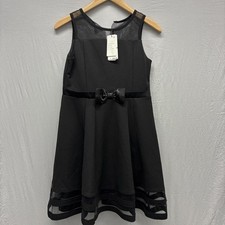 Calvin Klein Women’s Black Dress Size 14 Little Bow Lace Nwt L8