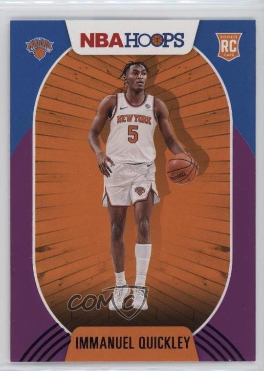 2020-21 Panini NBA Hoops Purple Immanuel Quickley #249 18jt