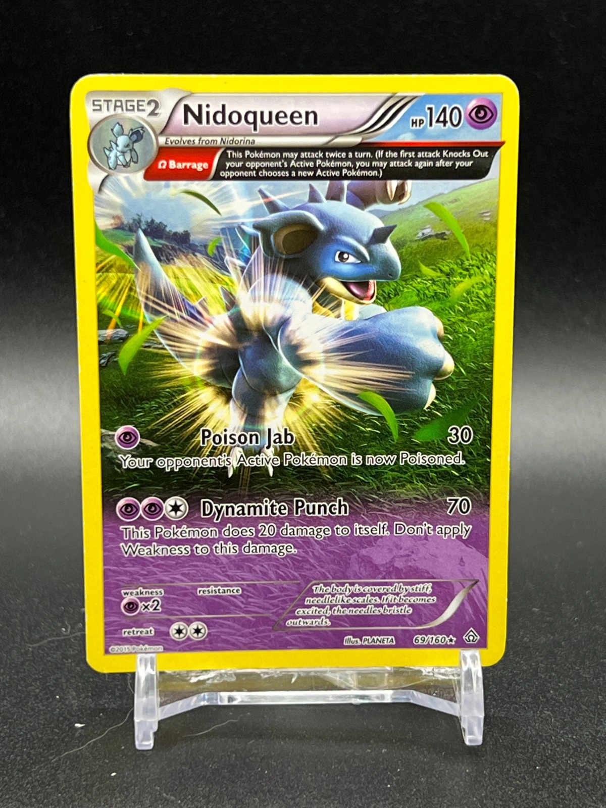 Nidoqueen (Omega) 69/160 XY - Primal Clash Regular