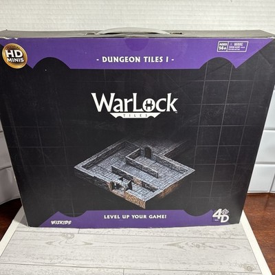 WizKids Fantasy Terrain 28mm Dungeon Tiles I EX/NM. Missing 1 wall tile. READ