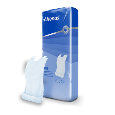 Attends Ultra Care Einweg Lätzchen Servietten 35 cm x 69 cm 100 Stück