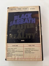BLACK SABBATH MASTER OF REALITY 1971 WARNER BROS 2562 snap case