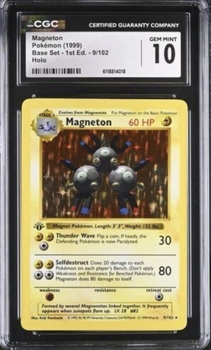 Magneton (1st Edition) graded CGC 10 for sale on eBay