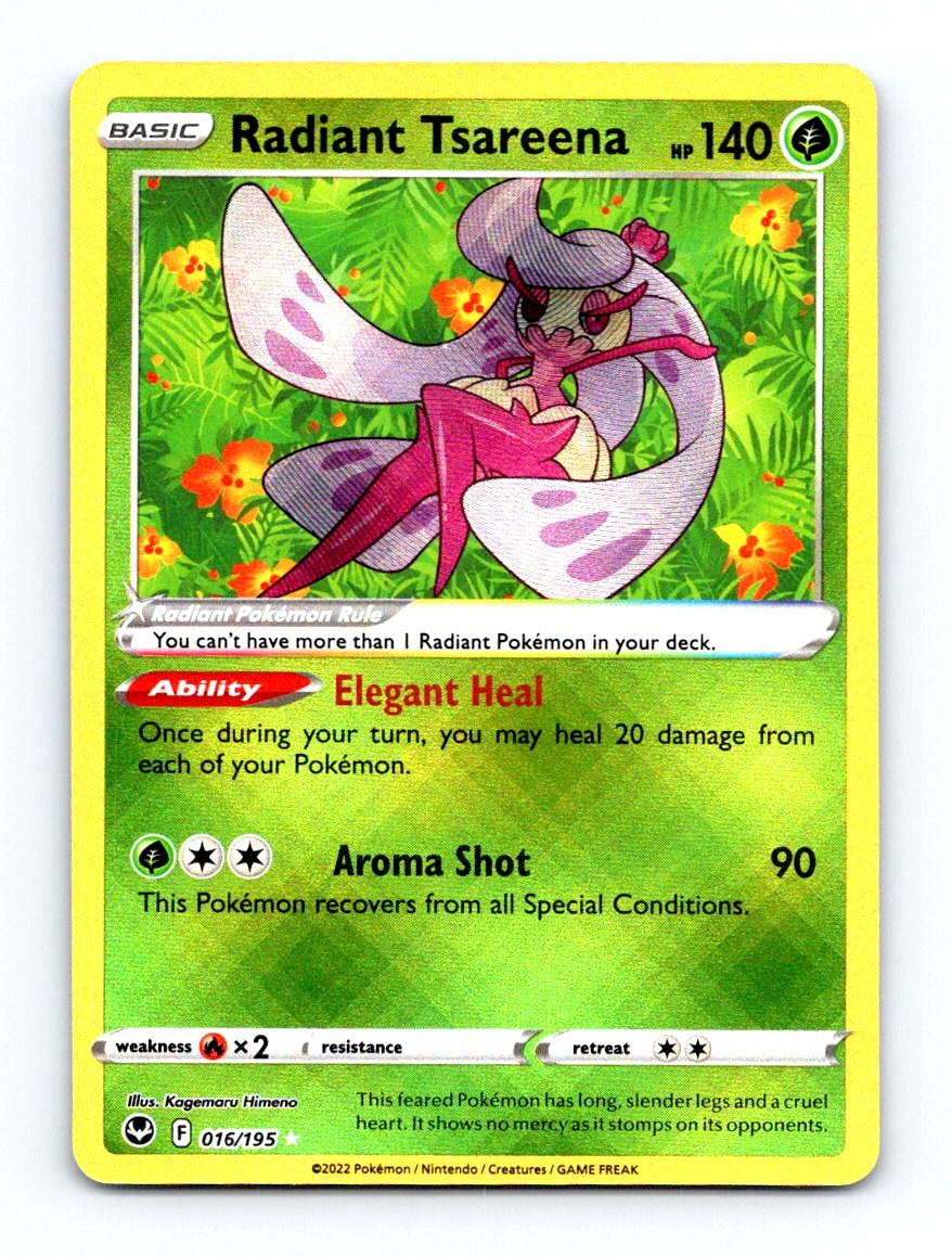 #16 2022 Silver Tempest ^ Radiant Tsareena RADIANT RARE