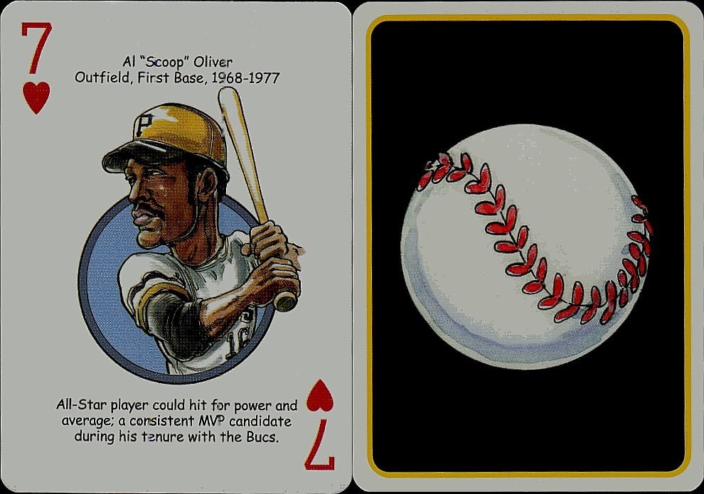 AL OLIVER Pirates #7H 2006 Ball Reverse Variation Baseball Card