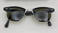 Vintage U.S. Optical Clubmaster Style Cat Eye Sunglasses 1/10 12K GF Gold Filled