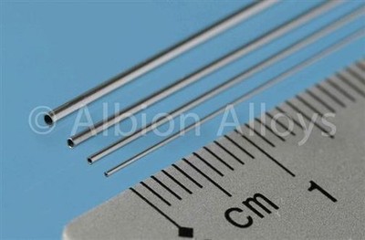 ALBION ALLOYS Krick Aluminium Mikro Rohr 0,8x0,6x305 mm AxI-Ø VE3 PG C / AAMAT08