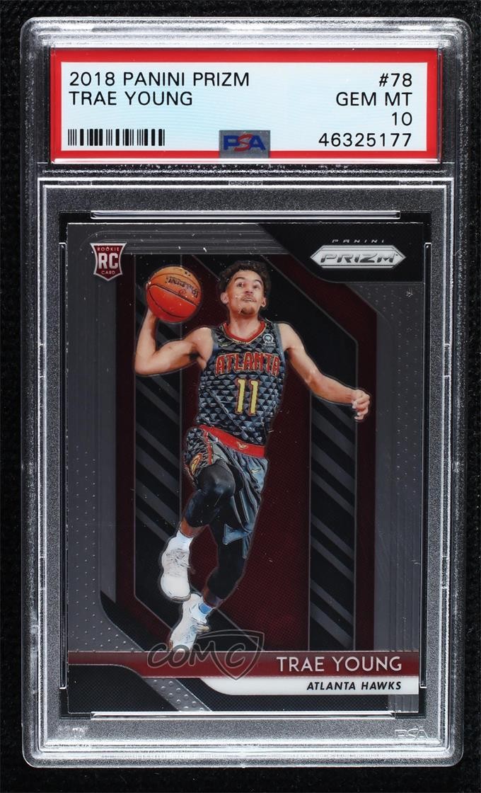 2018-19 Panini Prizm Trae Young #78 PSA 10 GEM MT Rookie RC 1q7