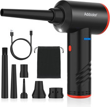 Compressed Air Duster 6000Mah Battery - Electric Air Duster AD-38 Keyboard Clea