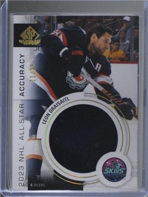 2023-24 SP GAME USED ALL STAR SKILLS ACCURACY JERSEY LEON DRAISAITL /25 OILERS