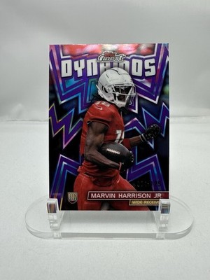 2024 Topps Finest Marvin Harrison Jr  Purple Dynamos /125 RC