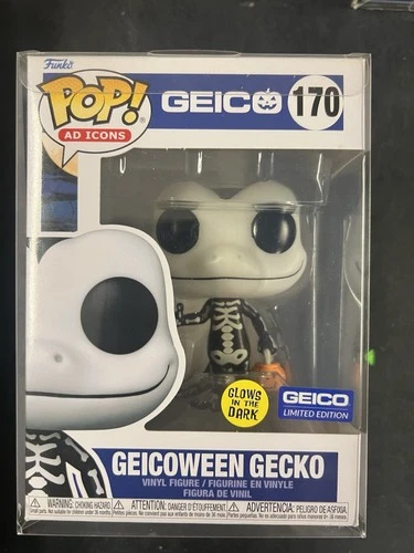 Funko Pop! Ad Icons - GEICOWEEN GECKO (Glow) - Geico - Geico LE - 170