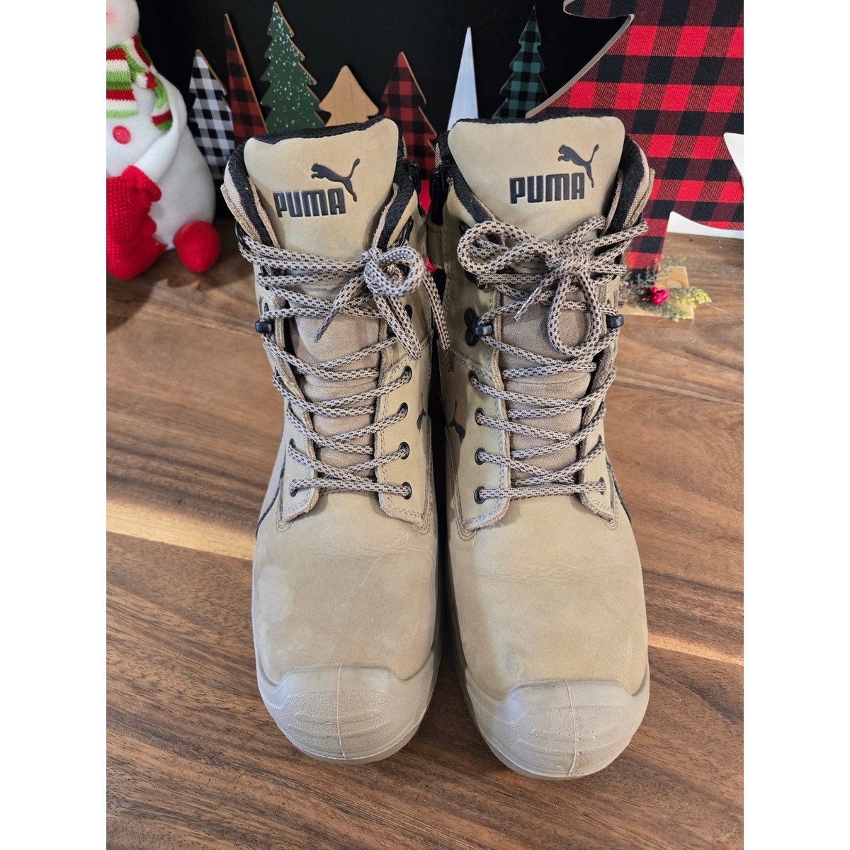 Puma Safety Conquest Soft Toe CTX High WP EH SR Mens Brown Work