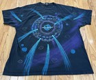 VTG Harley Davidson 1995 AOP XXL T Shirt Out of This World Single Stitch Black