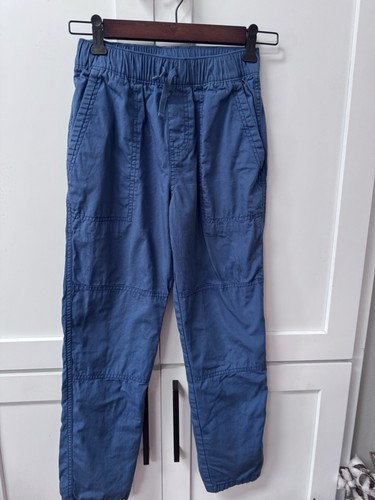 Tea Collection Boys Hersey Lined Pants Size 12. Slate Blue Lightly Used - Picture 4 of 4