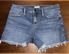 HUDSON Gracie Mid-Rise Cutoff Denim Shorts size 27. Worn once MSRP 145