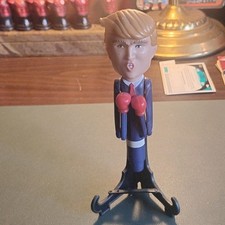 DONALD TRUMP Plastic Figure with Boxing Gloves, Collectible