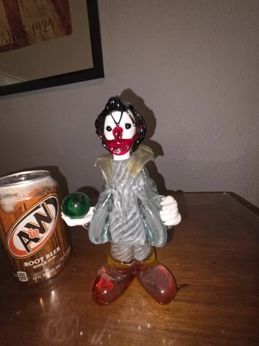 Murano Glass Clown Figurine