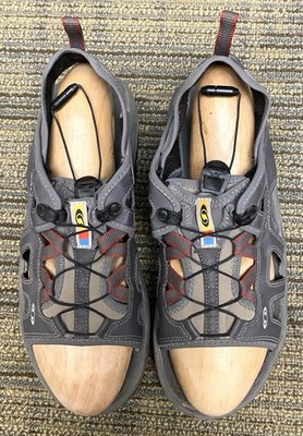 Men s Salomon Size 11 US & UK , 46 EU Open Toe Sandals In Gray & Red #873276