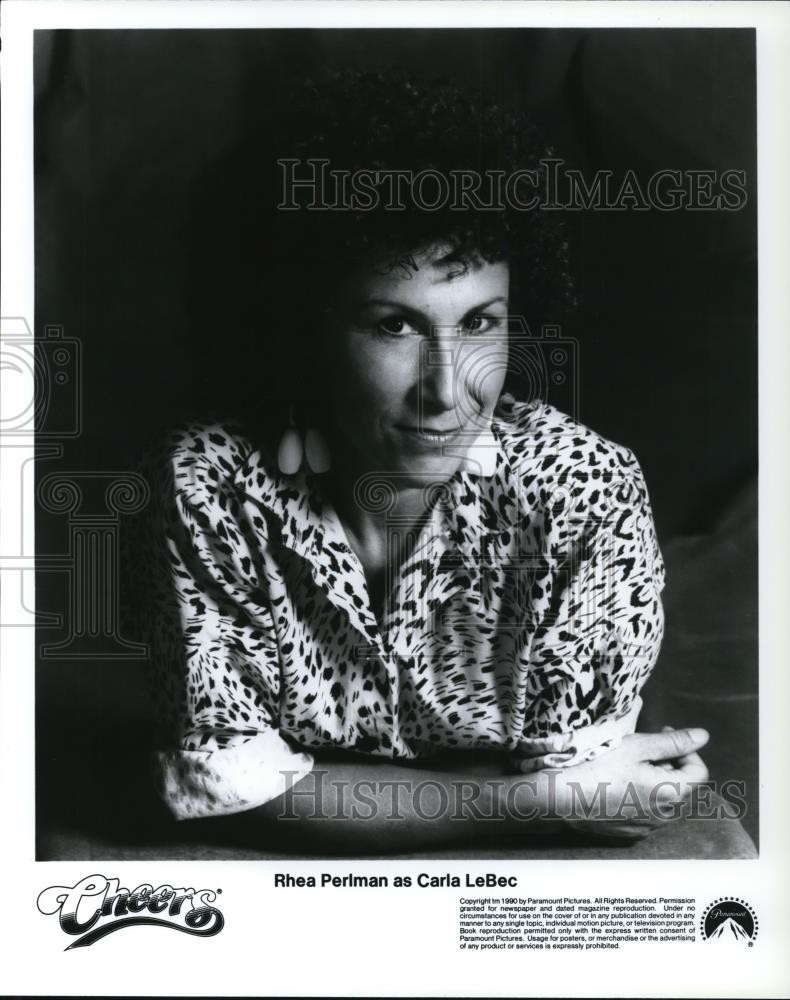 1990 Press Photo Rhea Perlman stars as Carla LeBec on Cheers comedy TV show