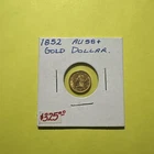 1852 (P) 1$ DOLLAR LIBERTY HEAD U.S. GOLD COIN, Old US Gold Coin, 90% GOLD