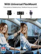 JSAUX Cup Holder Universal Mount for Foldable Phone, Car Truck Cradle Compati...