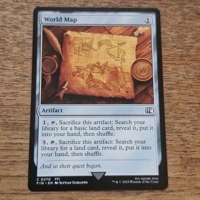 WORLD MAP C 0270 MAGIC CARD MTG FINAL FANTASY EN NM