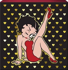 Spoontiques Betty Boop Box Sign, 6" x 6"
