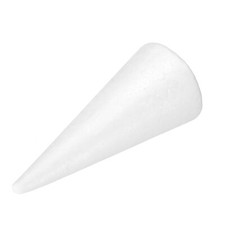 Foam Cones for DIY Arts and Crafts 5.63 x 2.44 inch Polystyrene Cones 1 Pack