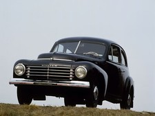 Cars 1944 volvo pv444 a Desk Mat Stitched