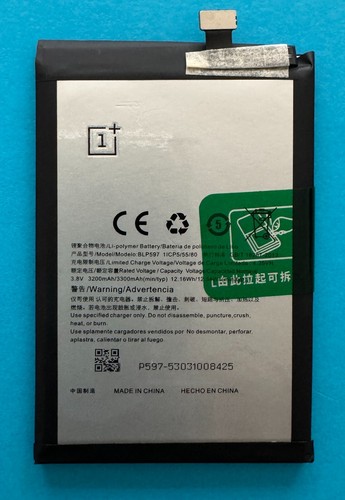 BATTERIA ORIGINALE BLP597 1+ ONEPLUS 2 A2001 A2003 A2005 3300mAh 12,54Wh OEM - Bild 2 von 10