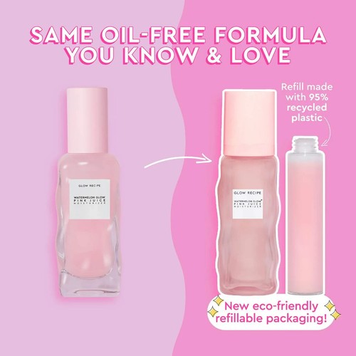 NUOVO Glow Ricetta Anguria Rosa Succo Senza Olio Ricaricabile 50ML/100%AUTENTICO - Foto 2 di 5
