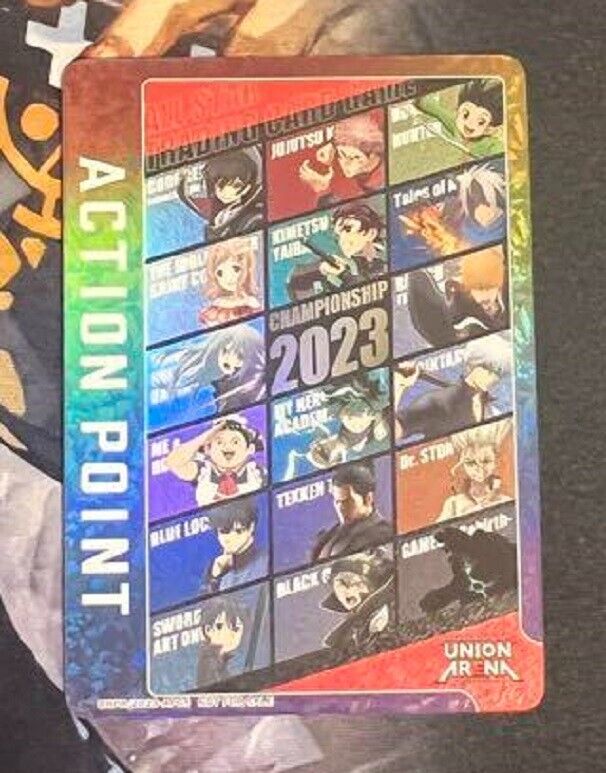 Union Arena Card Action Point AP Rare Championship 2023 Union Arena Card Action Point AP Rare Championship 2023