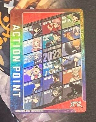 Union Arena Card Action Point AP Rare Championship 2023 Union Arena Card Action Point AP Rare Championship 2023