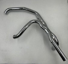 Double Exhaust Chrome Pipe
