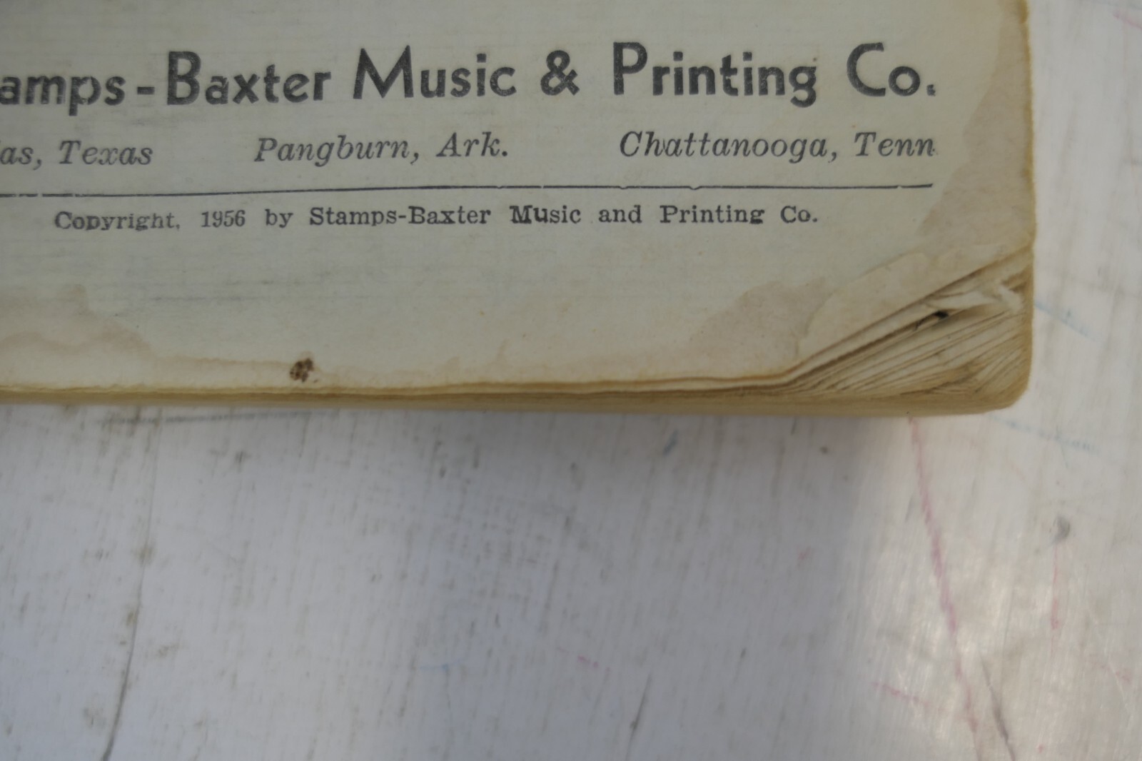 Heavenly Highway Hymns Shape Notes StampsBaxter Music & Printing 1956