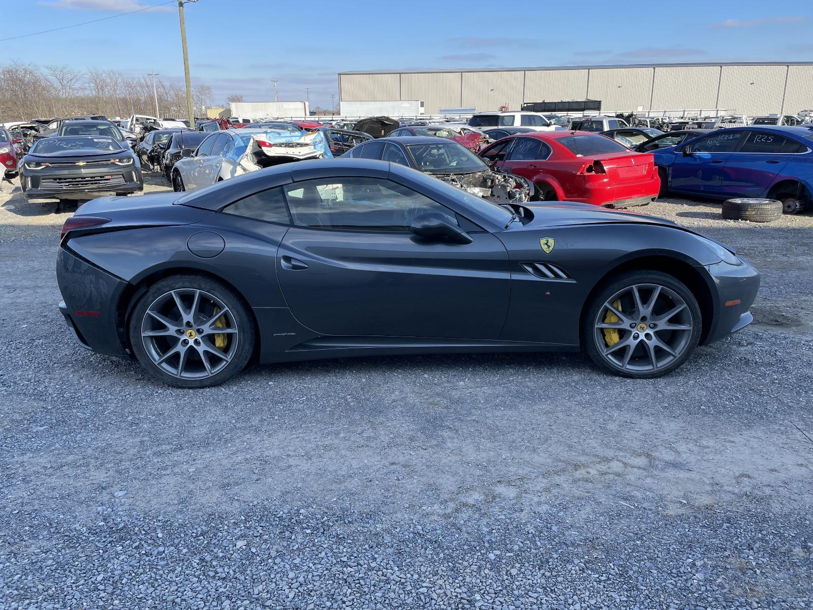 2010 FERRARI CALIFORNIA F149 TRUNK LID/GATE GRAY CONVERTIBLE TRUNK LID BARE