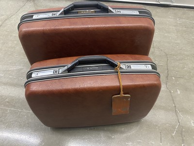 vintage samsonite hard shell suitcase