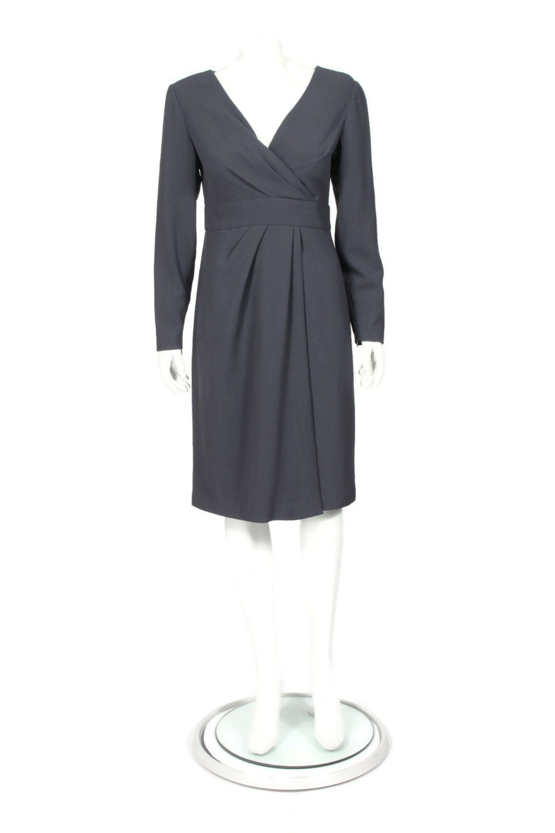 knee length dresses for ladies Wool Wrap-Top Dress main image 0