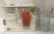 4 NEW ANCHOR HOCKING DINER 16 OZ TUMBLER 1999