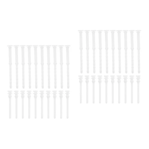 2 Pieces Shockproof Glue Nails Computer Cooling Fan Mount Screws Case Kit
