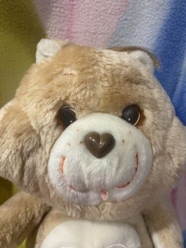13" PLUSH VINTAGE 1980s TENDERHEART RED HEART CARE BEAR COLLECTIBLE RETRO TOY - Picture 2 of 5