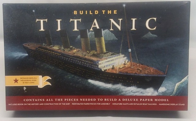 Build The Titanic Paper Model Kit Over 2 Ft. Sterling 14246 Includes ...