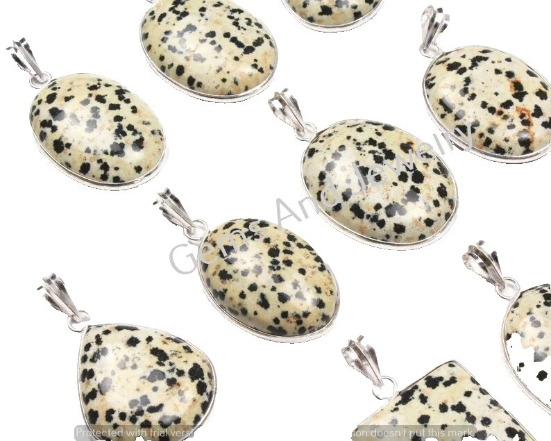 Jasper Silver Plated Fashion Necklaces & Pendants