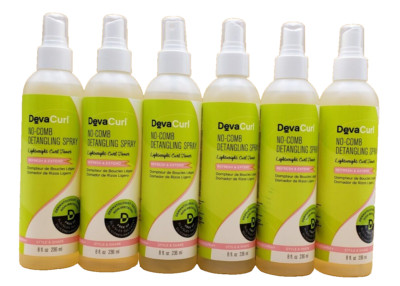 DevaCurl No-Comb Detangling Spray 8 Oz - ''Pack of 6''